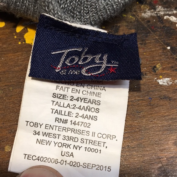 Rock ON beanie toboggan Pom Pom winter cap kids themed hat - Picture 6 of 9